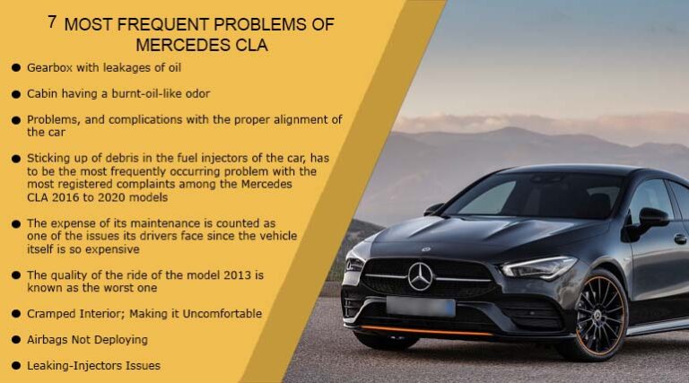 7 Most Frequent Problems of Mercedes CLA You Better Know!