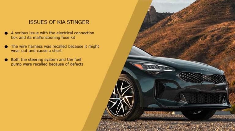 12 Common Issues of Kia Stinger You Must Know